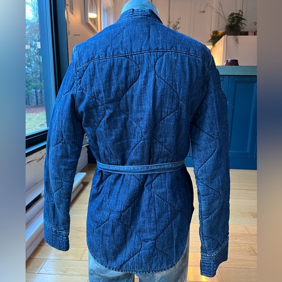 Quilted Rachel Comey denim vest. Made in NY, very good condition, size 4. - Picture 3 of 8